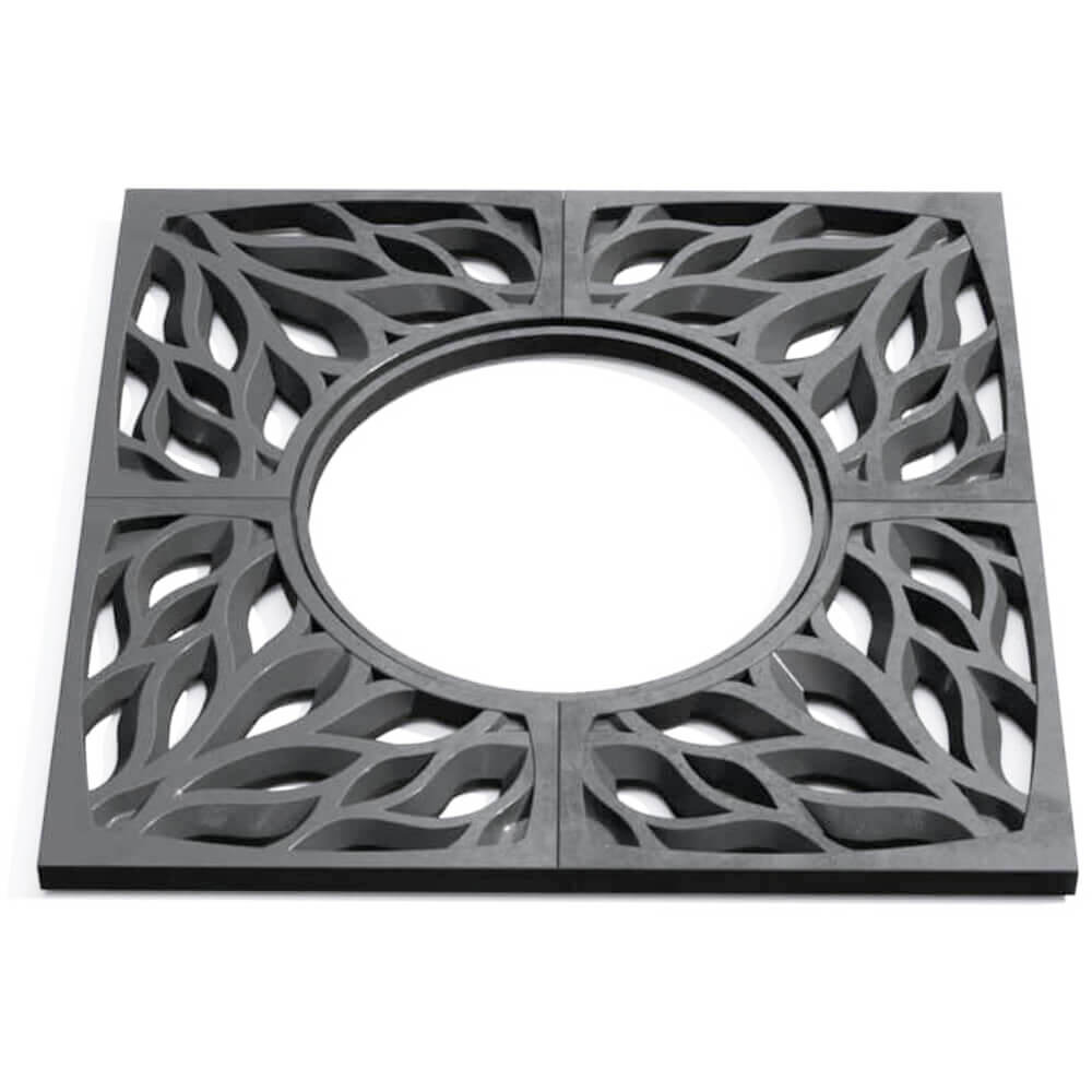 Приствольная решетка для дерева ZKING CRUST 1.2х1.2м Серая