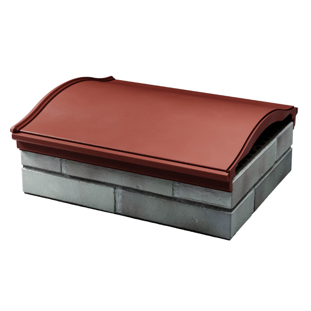 Парапет Zking Монблан Красный посадка на 1.5 кирпича (355/385мм)